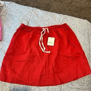 Free People Scarlet Drawstring Skirt